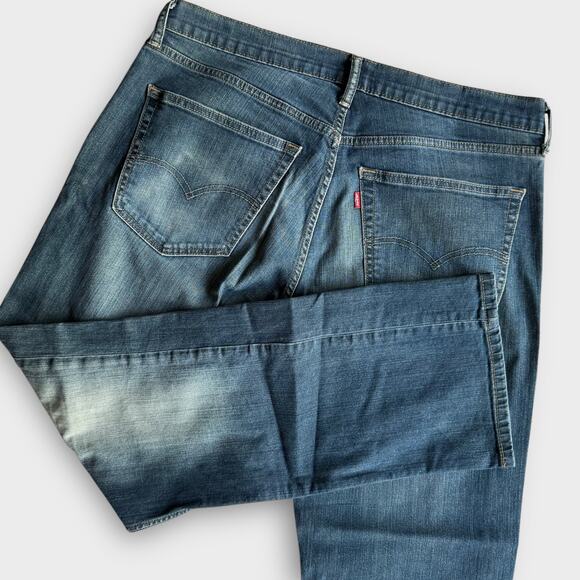 LEVI’S MEN'S JEANS 38X40 DISTRESSED BOHO GORPCORE GRUNGE PNW COASTAL COWBOY VIBE - Picture 4 of 6